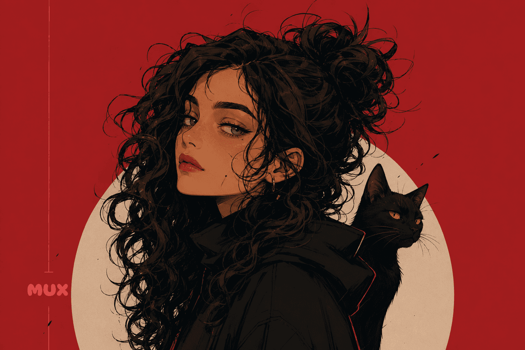 Illustrated portrait — Merhan
